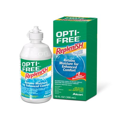 Alcon Replenish Contact Lens Solution (3 Months Pack) 2x300ml
