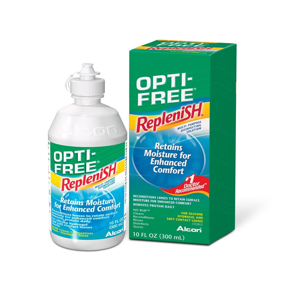 Alcon Replenish Contact Lens Solution (3 Months Pack) 2x300ml