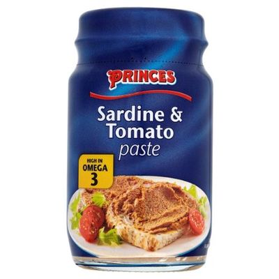 Princes Sardine & Tomato Paste 12x75g