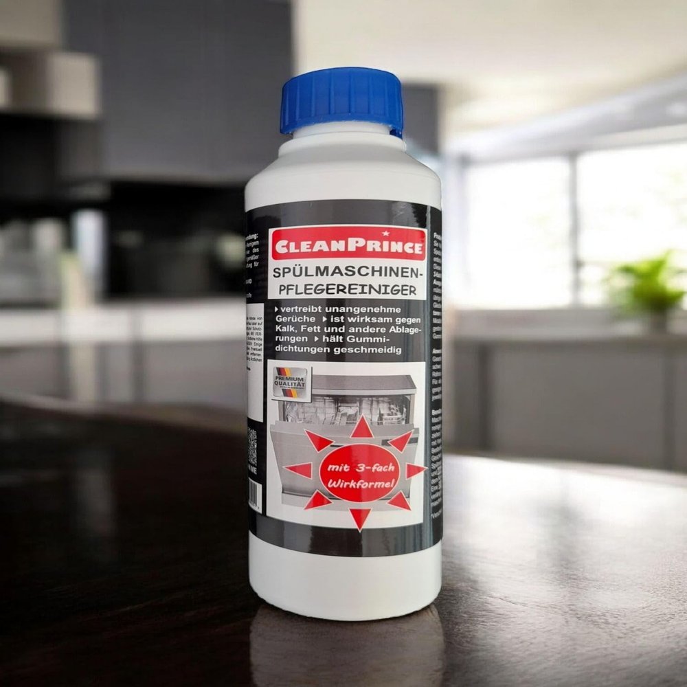 Cleanprince Dishwashers Cleaner 250 ML anti against Lime Fat Scents Nurses Some Seals Rubber Seals Smooth Make Condition Dishwasher Splmaschinenpflege Splmaschinenpflegereiniger Nurses Some Cleaner