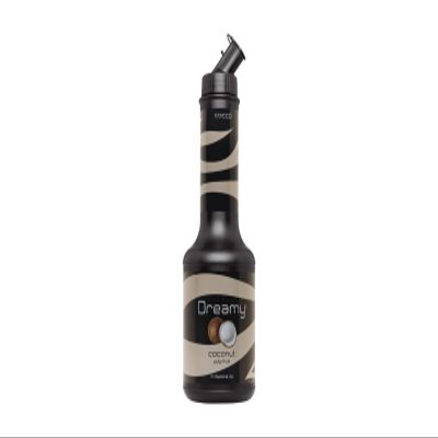 Dreamy Coconut Pulp 95cl cocktail syrup, made with powdered coconut milk from concentrate, Prepare Cocktails Syrups, Mocktail Syrups, Smoothies, milkshakes