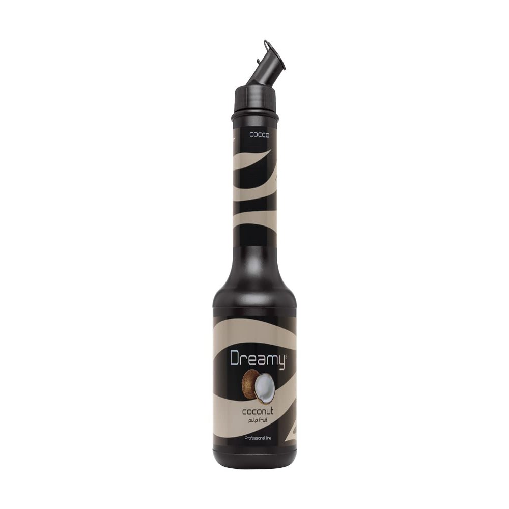 Dreamy Coconut Pulp 95cl cocktail syrup, made with powdered coconut milk from concentrate, Prepare Cocktails Syrups, Mocktail Syrups, Smoothies, milkshakes