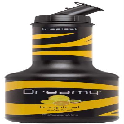 Dreamy Tropical fruit pulp 95cl cocktail syrup, made with orange, pineapple and mango, Prepare Cocktails Syrups, Mocktail Syrups, Smoothies, milkshakes