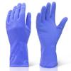 2 Pairs Of Medium Blue Industrial Cleaning & Washing Up Rubber Gloves. Comes With TCH Anti-Bacterial Pen! view 1