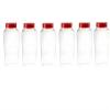 2.5 Litre Empty New Plastic Sweet JAR Pack of 6 Jars with Screw TOP LIDS view 1