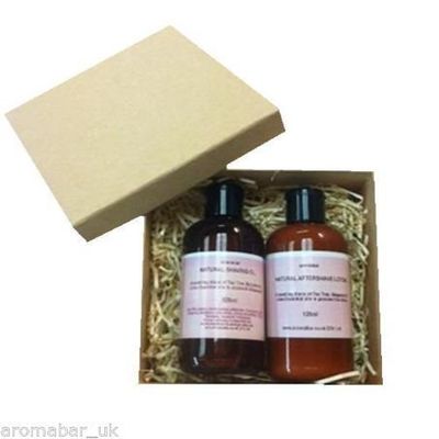 Natural Shaving Oil & Massage Oil Gift Set 2 x 125ml