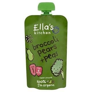Ella's Kitchen Broccoli, Pears & Peas Puree Stage 1 From 6 Mths 120G