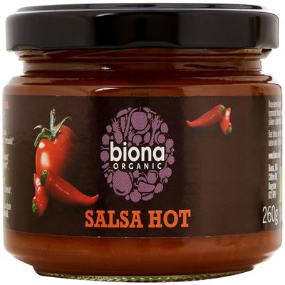 Biona Organic Salsa Dip Hot/ Picante 260g (Pack of 3)