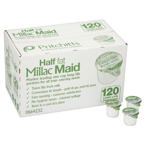 120 Millac Maid Half Fat Long Life Portions