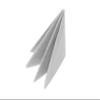 100 Silver Napkins 40cm x 40cm 3ply Serviettes Swan view 1
