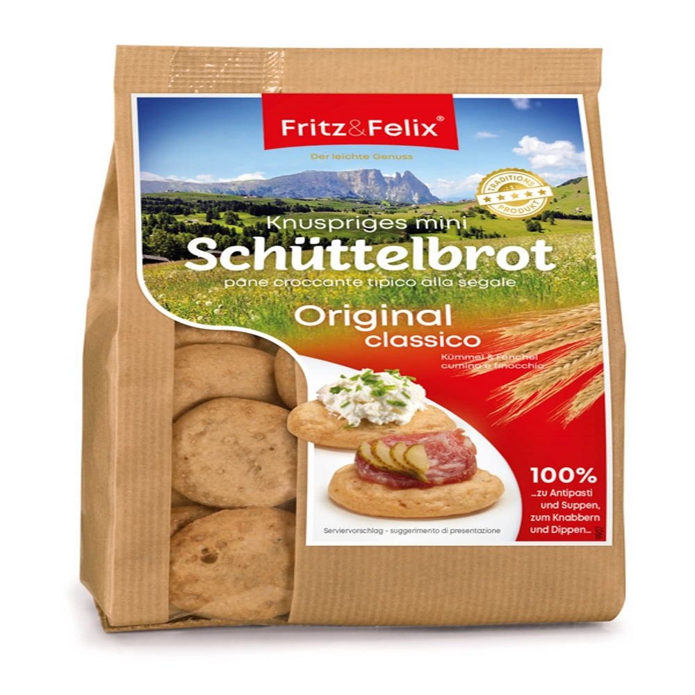 Crispy Bread with Caraway and Fennel 125 gr. - Fritz & Felix