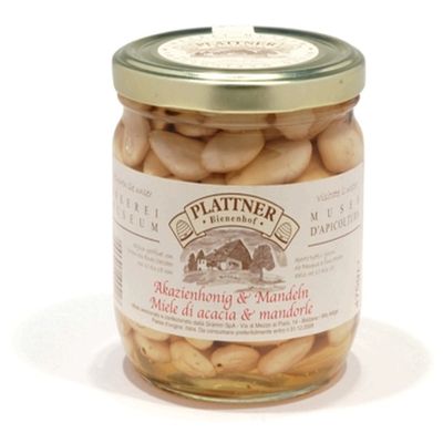 Almonds in acacia honey Plattner 475 gr.