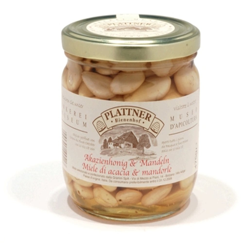 Almonds in acacia honey Plattner 475 gr.