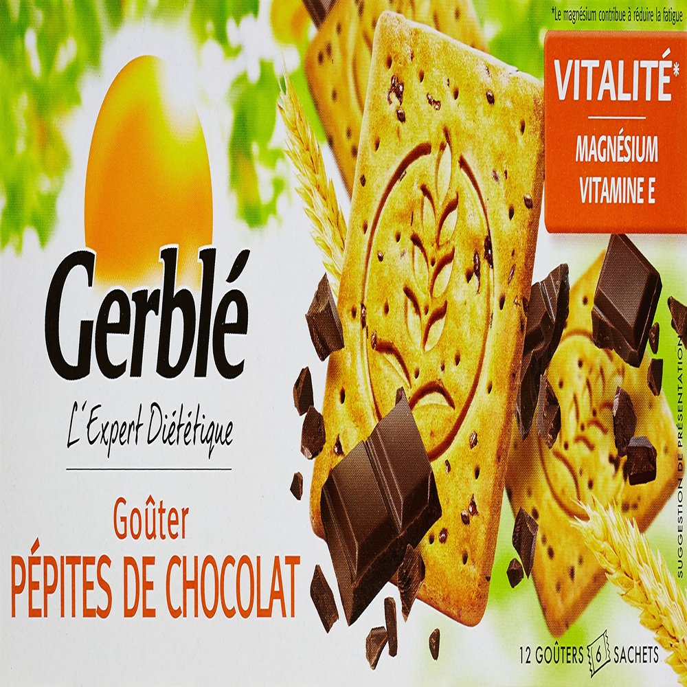 GERBLE Biscuits au ppites de chocolat - 250 g