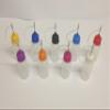 Vapour Town 9 x 10ml Needle tip Plastic Bottle - Refilling e Liquid Bottle - 9 Different Coloured Needle caps view 2