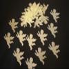 100 Pale Lemon Edible Wafer Paper Cupids - Perfect for Weddings and Valentines Day view 1