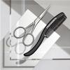 Tweezerman G.E.A.R Beard & Moustache Scissors & Comb, Stainless Steel Scissors Facial Hair Grooming Kit for Men (Pack of 1) view 4