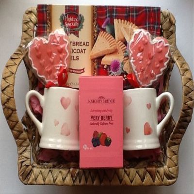 Breakfast Tea & Biscuits Hamper for 2