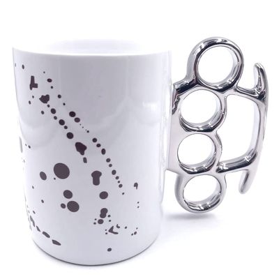 LIMITED EDITION - Blood Spatter White Knuckle Duster Mug