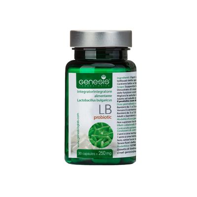 Genesis LB Probiotic with Lactobacillus Bulgaricus 30 Capsules of 240 mg