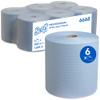 Scott Rolled Paper Hand Towels 6668 Blue 1-Ply Paper Towels for Efficient Hand Drying in High-Use Areas 6 Rolls x 304m (1,824m Total) view 1