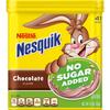 Nestle Nesquick No Sugar Added Chocolate Powder 16 Oz (Pack of 2) view 1
