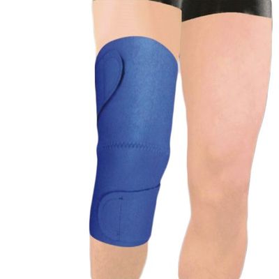 2 x M/L Blue Adjustable Neoprene Knee Closed Patella Support