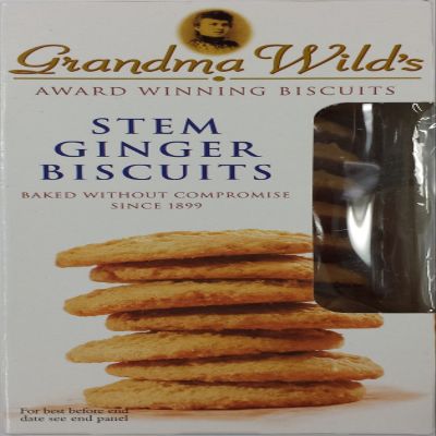 Grandma Wild's Stem Ginger Biscuits 150g