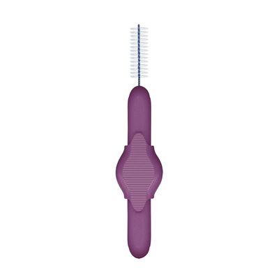 5 packs of super value & less distortion purple interdental brushes, 1.1mm. 40 brushes in total.