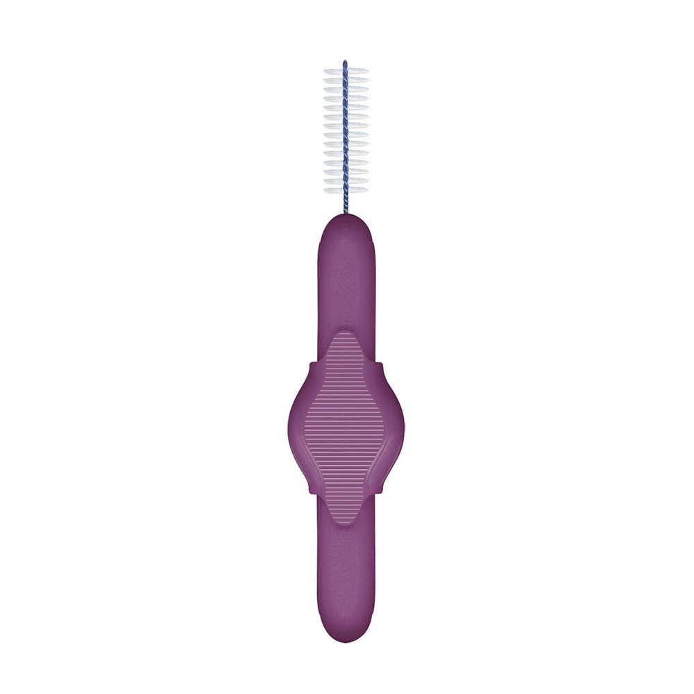 5 packs of super value & less distortion purple interdental brushes, 1.1mm. 40 brushes in total.