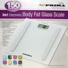 150Kg Glass Electronic Body Fat Bathroom Scale LCD Digital Display ScalesWeighing Machine 23235C view 1