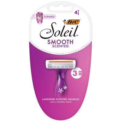 Bic Soleil Twilight, Triple Blade Disposable Shavers For Women 4 Ea