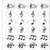 24 Precut Musical Music Note Edible Wafer Paper Cupcake Cake Toppers Decorations view 2
