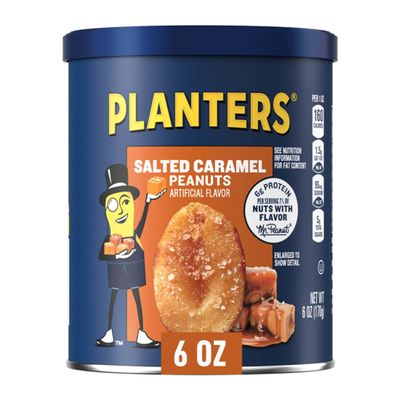 Planters Peanuts, Salted Caramel, 6 Ounce (Pack of 8) by Planters