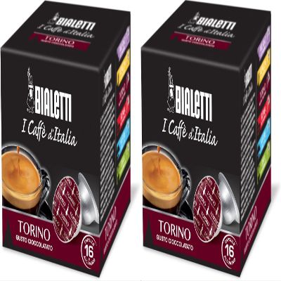 Bialetti Torino Espresso Capsules, 32 Count