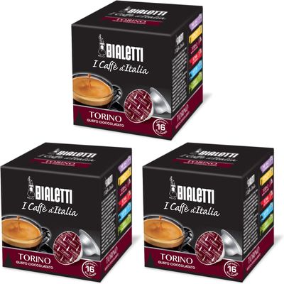Bialetti Torino Espresso Capsules, 48 Count