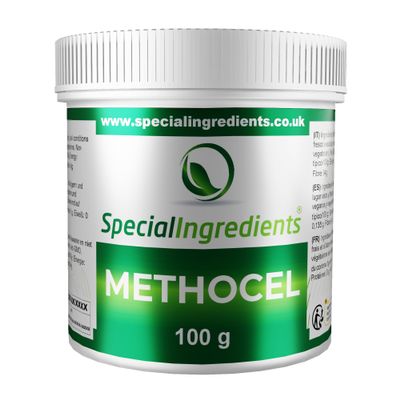 Methocel (Methylcellulose) 200g (2 x 100g) Premium Quality Food Grade, Vegan, Non-GMO, Gluten Free  Recyclable Container