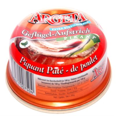 Droga Kolinska Argeta Pate Poultry Spread PIKANT 95g