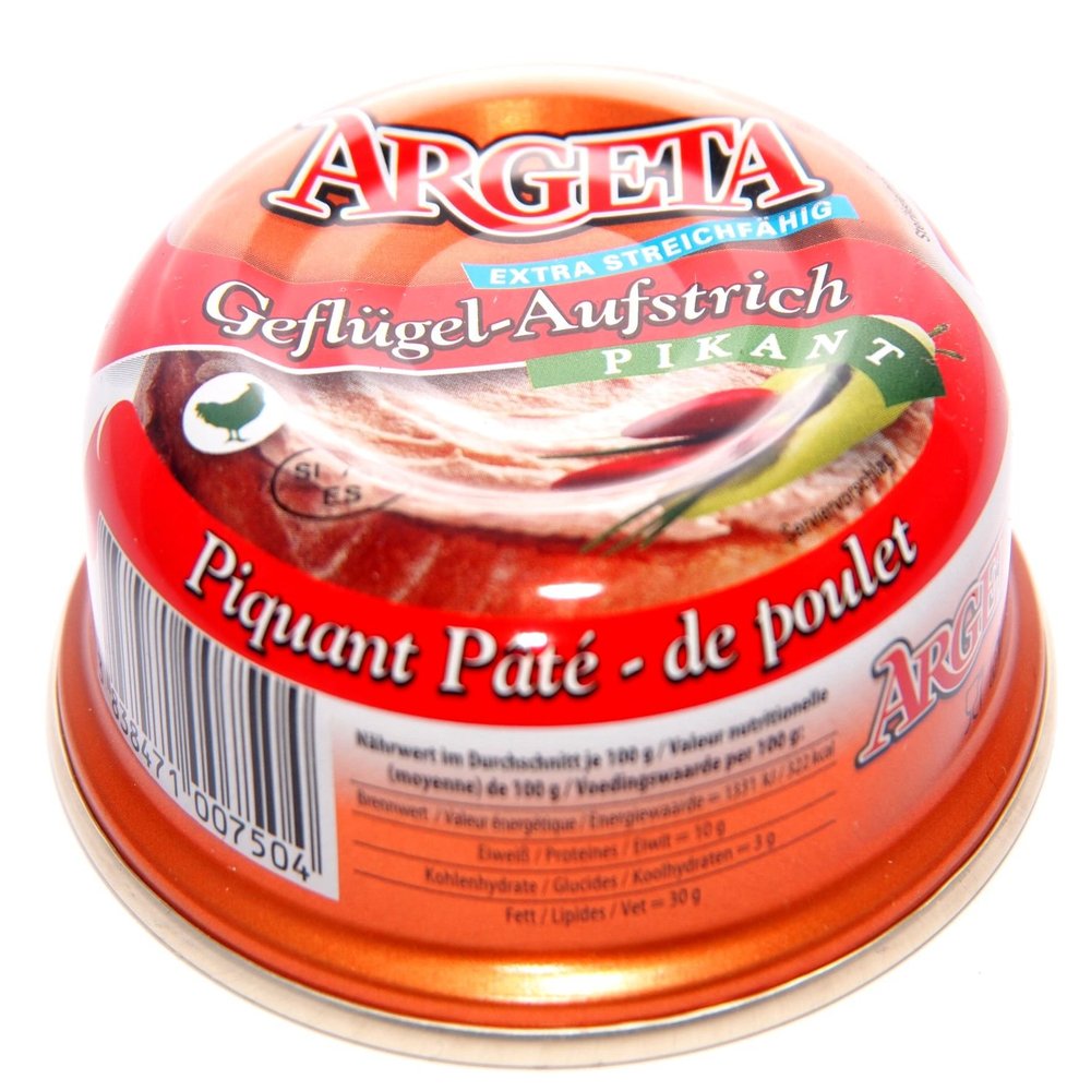 Droga Kolinska Argeta Pate Poultry Spread PIKANT 95g