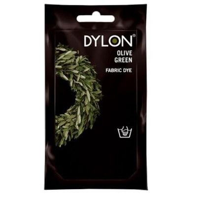 50g Dylon Hand Fabric Dye - Olive Green - Pack of 4