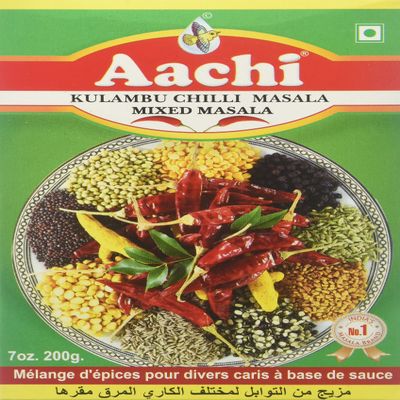 Aachi Kulumbu Chilli Masala 200g