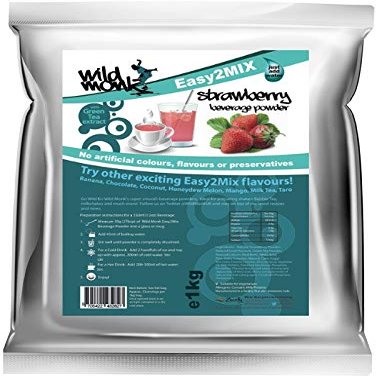 1kg Strawberry Bubble Tea Mix WILD MONK