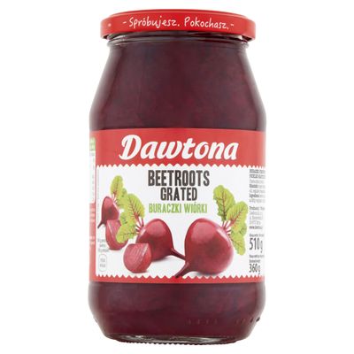 Dawtona Beetroots Grated 510g
