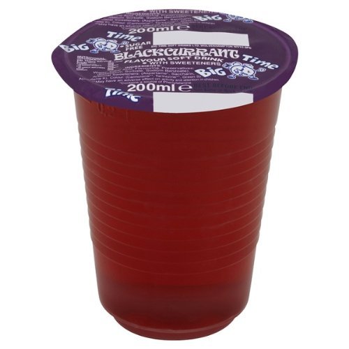 Big Time Blackcurrant Flavour Soft Drink with Sweeteners 24x200ml