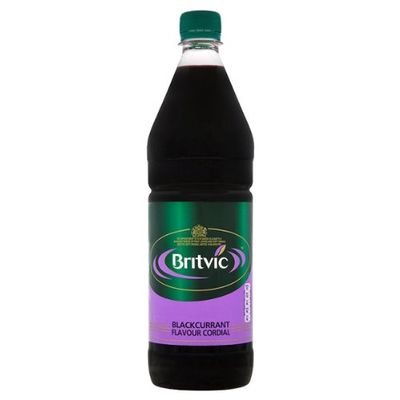 Britvic Blackcurrant Flavour Cordial 24x1 Litre