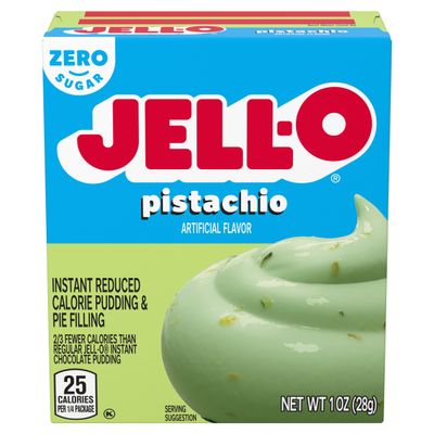 Jell-O Sugar Free Intant Pudding Pistachio (Pack of 6)