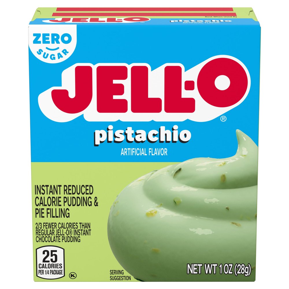 Jell-O Sugar Free Intant Pudding Pistachio (Pack of 6)