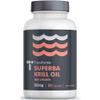 Antarctic Red Krill Oil Capsules High Strength 1000mg, 2 Capsule Serving, 180 500mg Superba Krill Oil Capsules, Omega 3 Fatty Acids EPA and DHA with Astaxanthin and Choline, by Transforme view 1