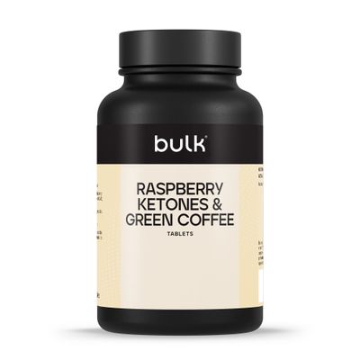 Bulk Raspberry Ketones and Green Coffee Tablets, 200 mg, Pack of 180