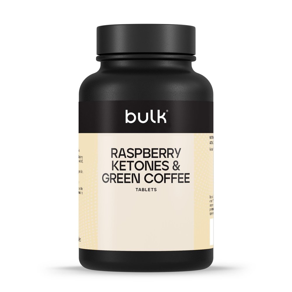 Bulk Raspberry Ketones and Green Coffee Tablets, 200 mg, Pack of 180